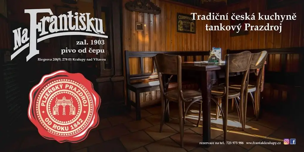 Na Františku restaurant in Kralupy nad Vltavou