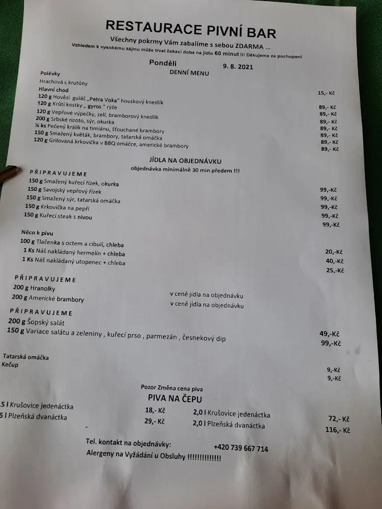 Menu_U Živce_Kralupy nad Vltavou_image_2