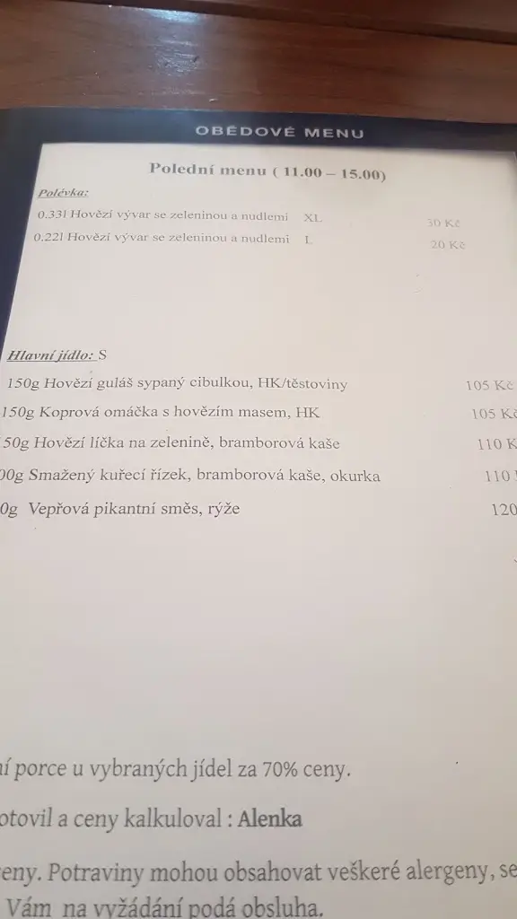 Menu_U Zeleného stromu Kralupy_Kralupy nad Vltavou_image_3