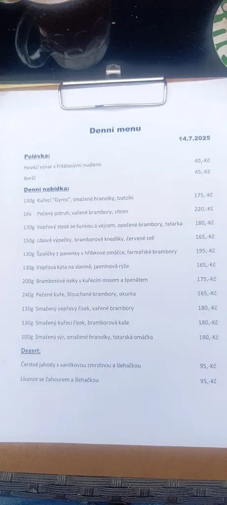 Menu_restaurant Pintovka_Okres Tábor_image_3