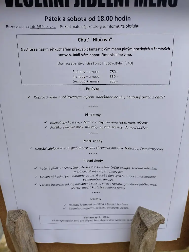 Menu_Restaurace & Penzion Hlučov_Mšeno_immagine_3