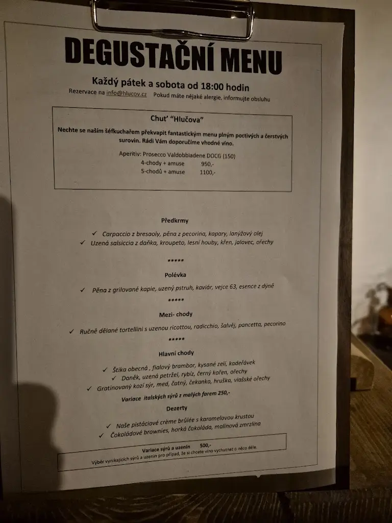 Menu_Restaurace & Penzion Hlučov_Mšeno_immagine_4