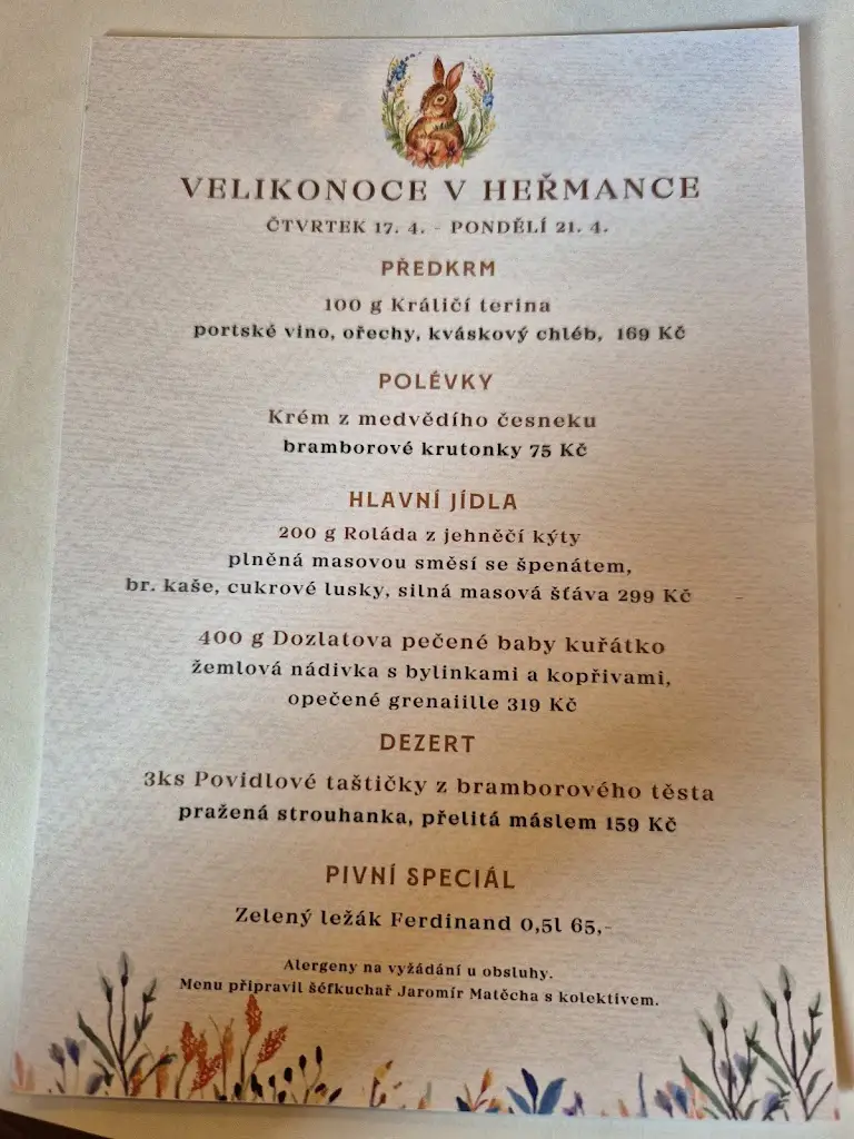 Menu_Restaurace a bistro Heřmanka_Neveklov_image_3