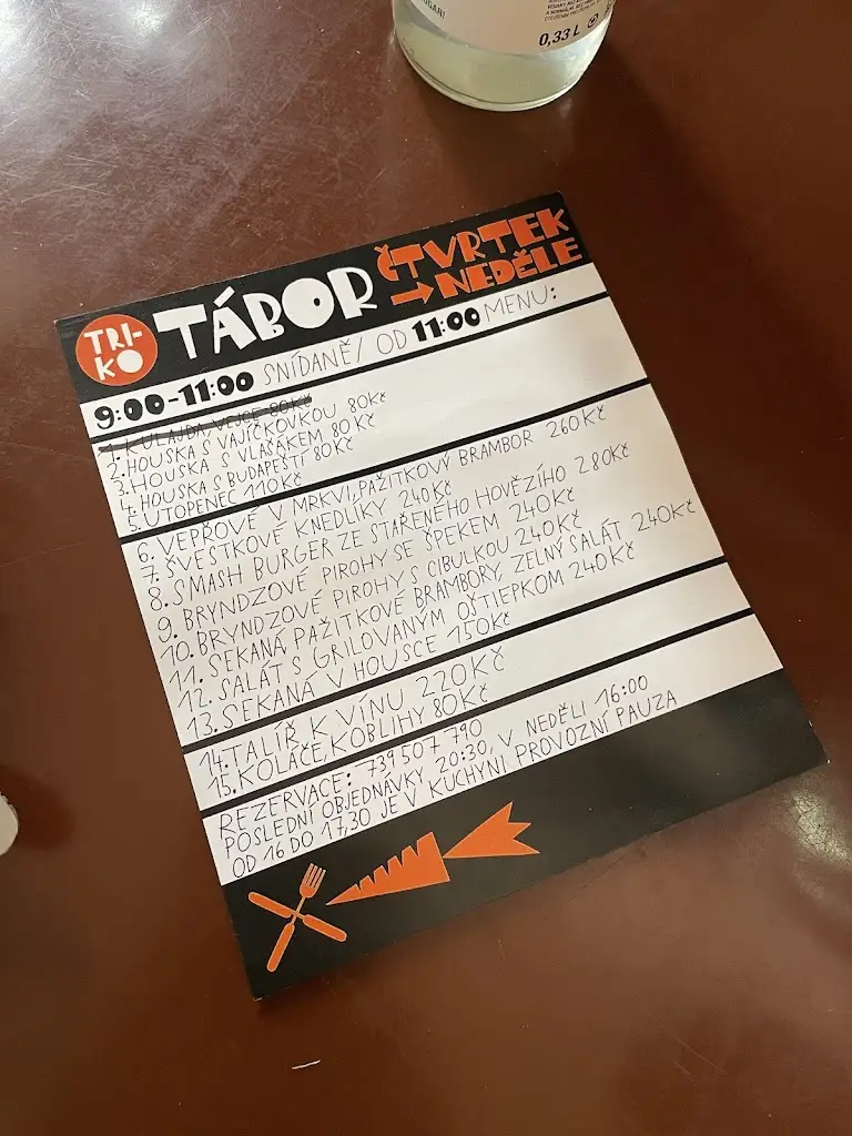 Menu_Triko Tábor_Okres Tábor_image_1