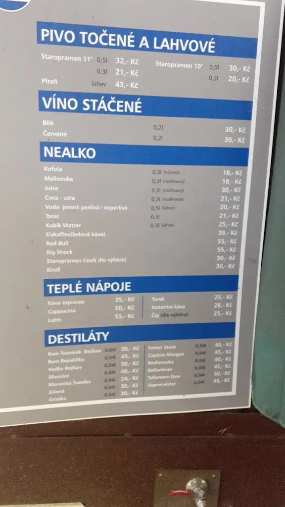 Menu_Občerstvení Na stovce_Neveklov_image_1