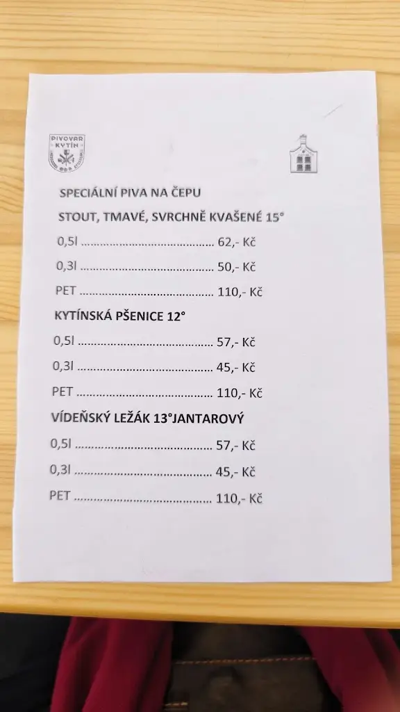 Menu_Pivovar Kytín_Mníšek pod Brdy_image_2