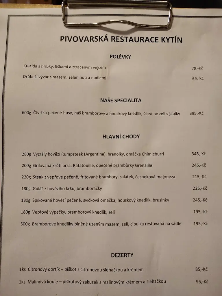 Menu_Pivovar Kytín_Mníšek pod Brdy_image_4