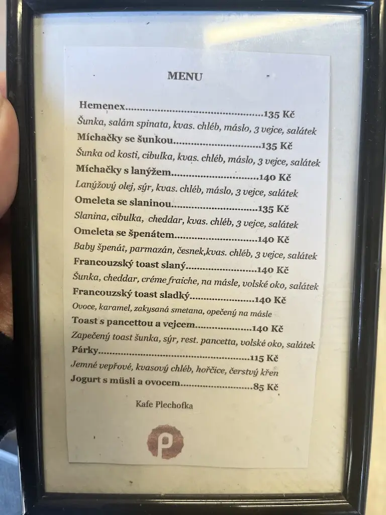 Menu_Kafe Plechofka_Mníšek pod Brdy_image_1