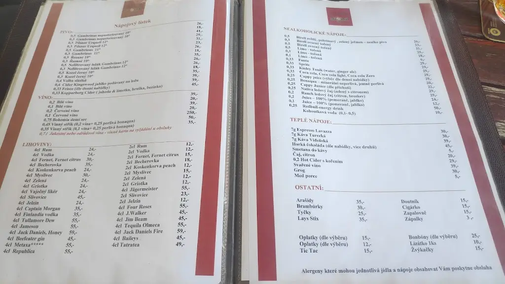 Menu_Marten restaurant_Neratovice_image_1