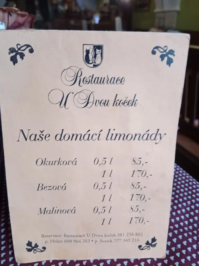Menu_U Dvou Koček_Okres Tábor_image_1