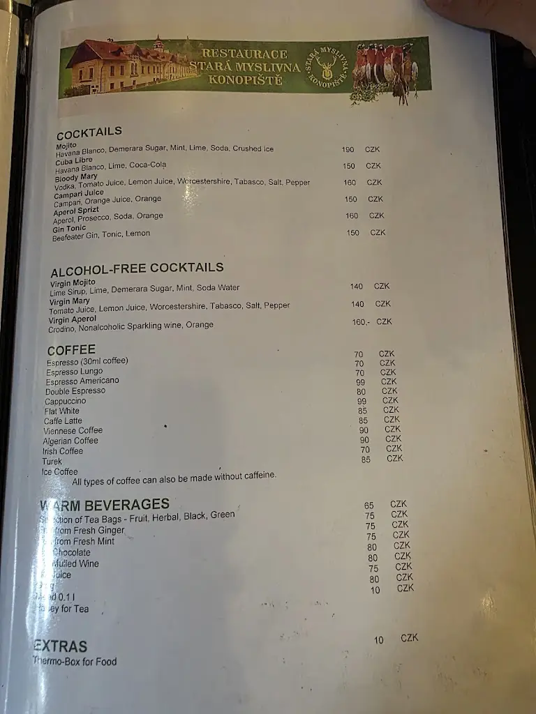 Menu_Old gamekeeper's lodge_Okres Benešov_image_2