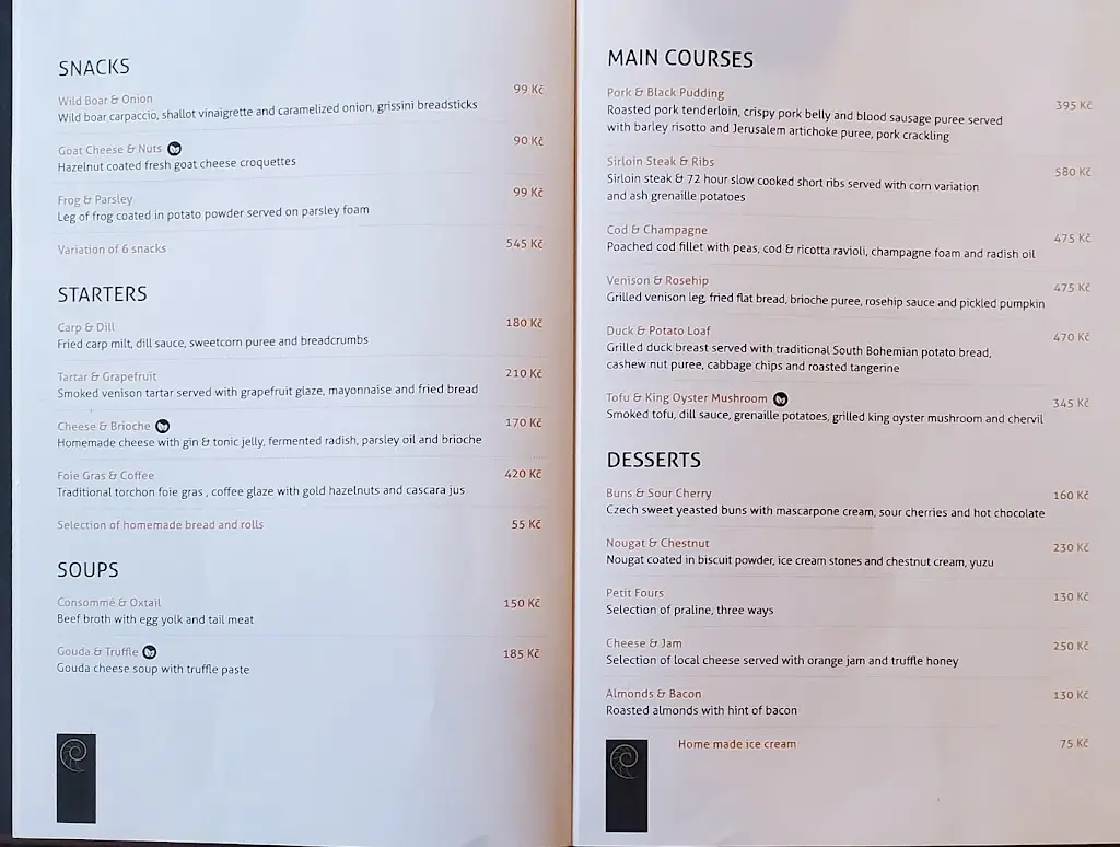 Menu_Restaurant Goldie hotel Nautilus_Okres Tábor_image_4