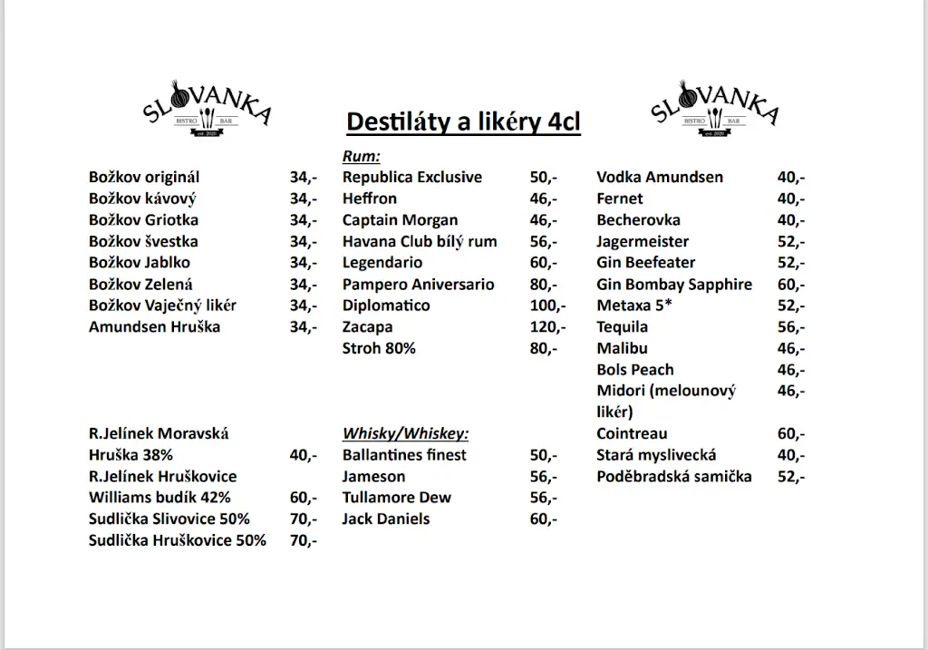 Menu_Slovanka Bistro a Bar_Lysá nad Labem_image_2