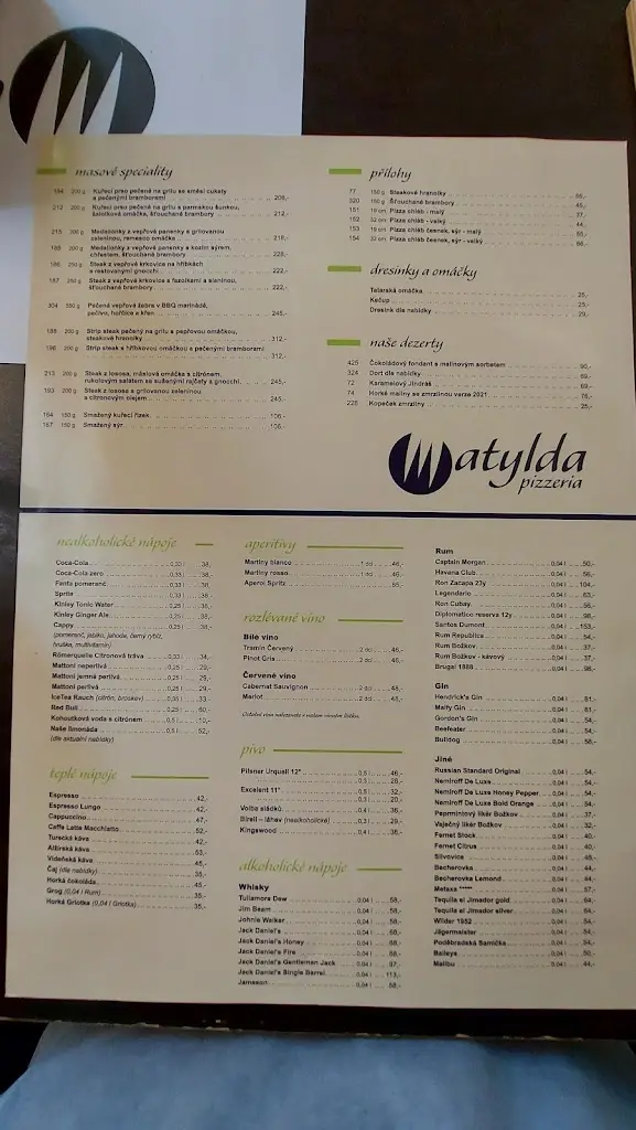 Menu_Pizzeria Matylda_Lysá nad Labem_image_3