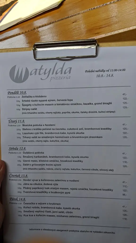 Menu_Pizzeria Matylda_Lysá nad Labem_image_4