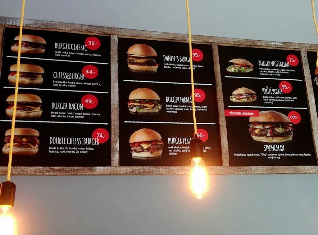 Menu_Daniel's Burger_Lysá nad Labem_image_2