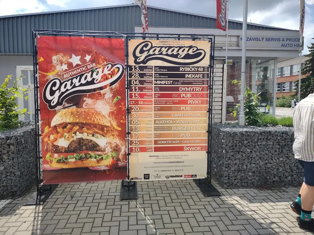 Menu_GARAGE restaurace Tábor_Okres Tábor_image_2