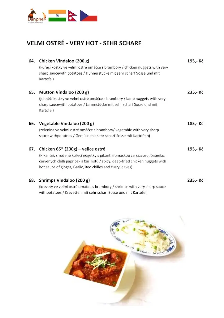 Menu_Indická restaurace Danphe_Nymburk_image_1