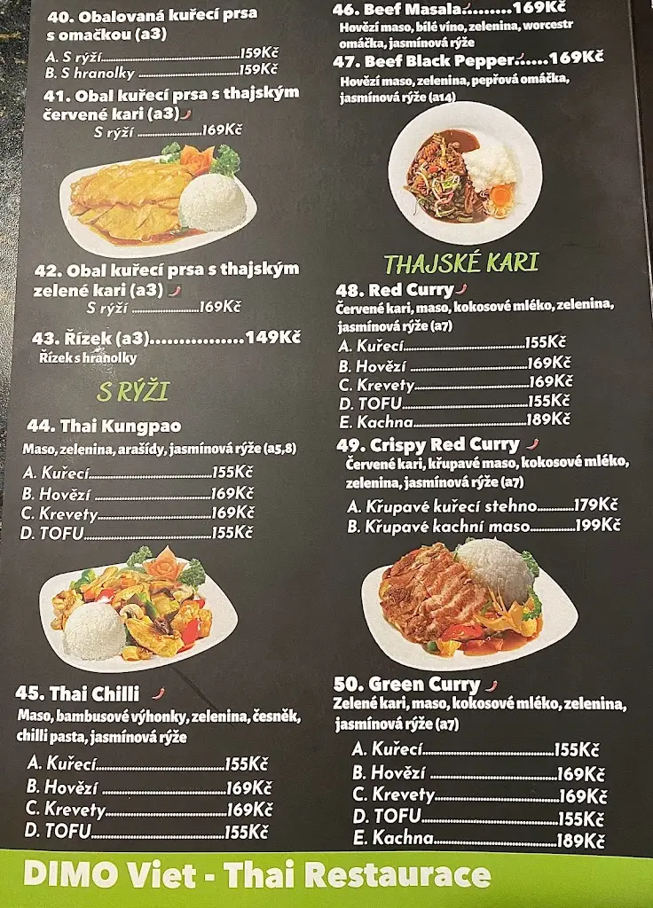 Menu_DIMO Restaurant_Nové Strašecí_immagine_3