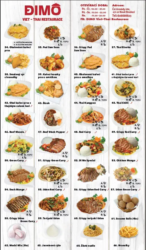 Menu_DIMO Restaurant_Nové Strašecí_immagine_4