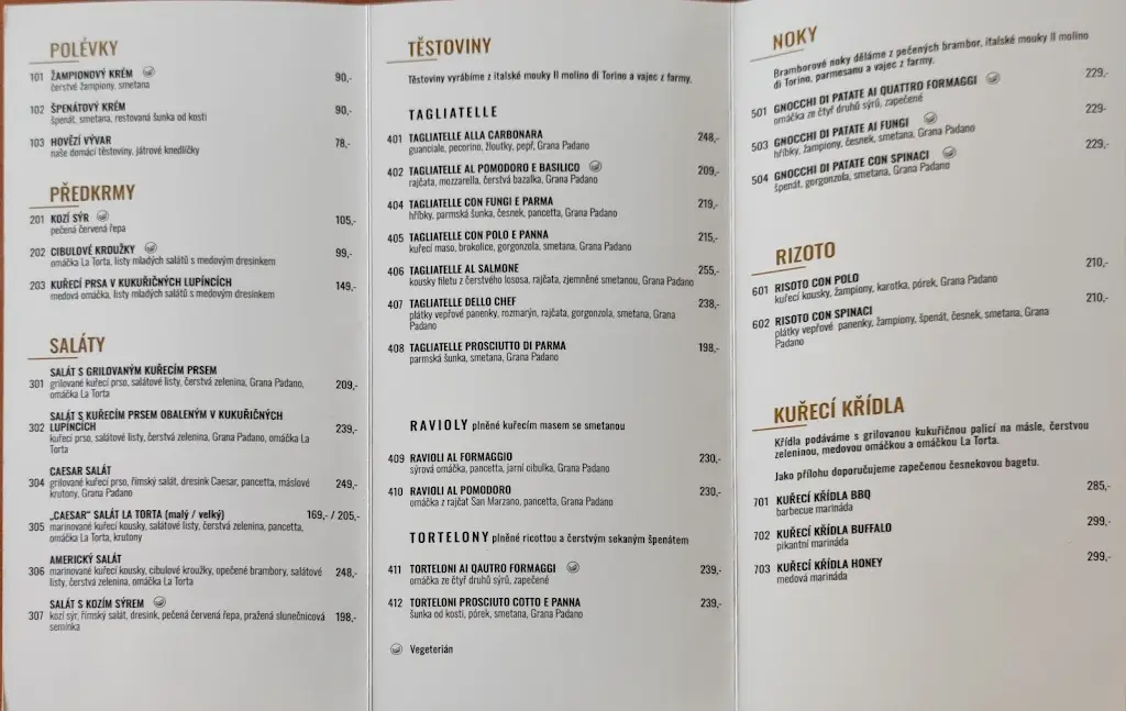 Menu_Café La Torta_Okres Tábor_immagine_1