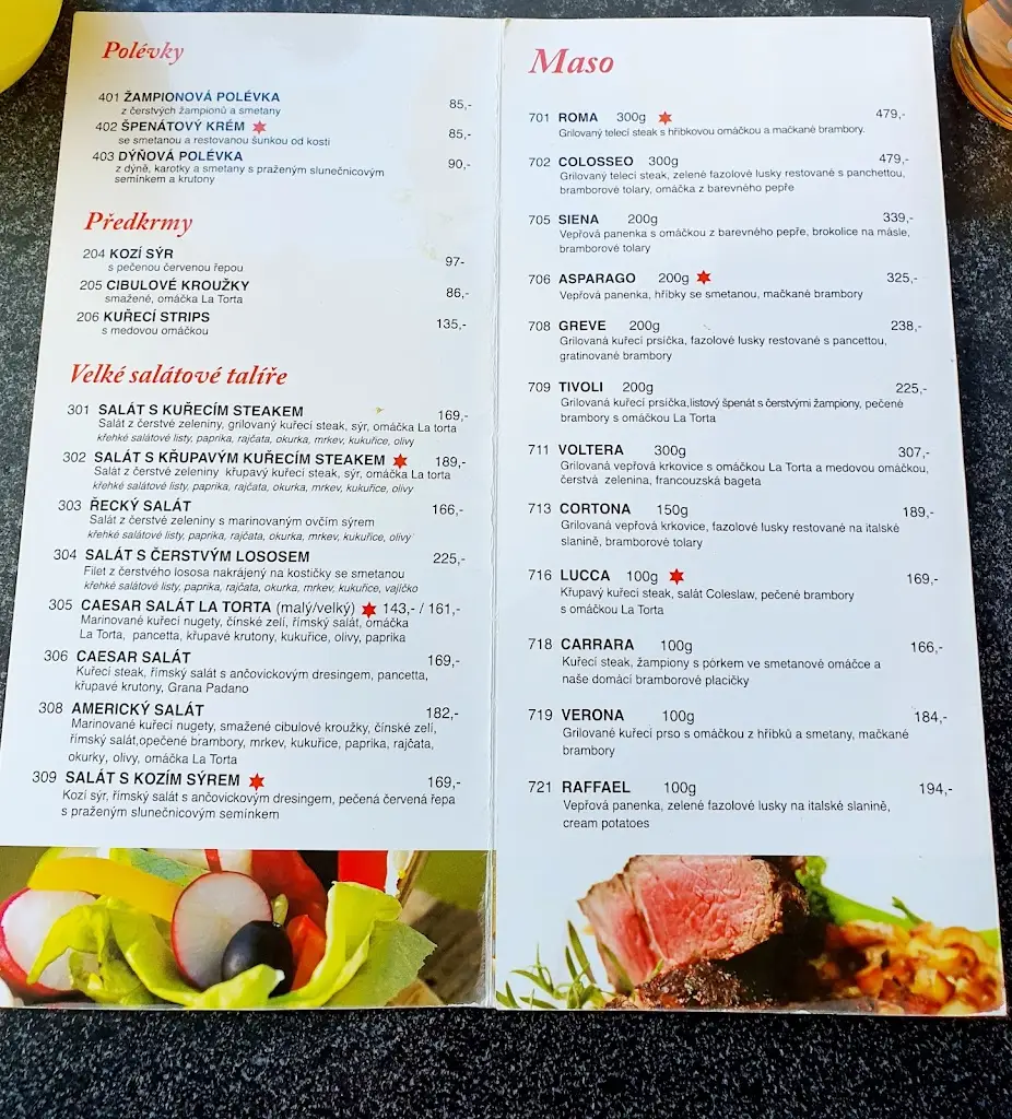 Menu_Café La Torta_Okres Tábor_immagine_2