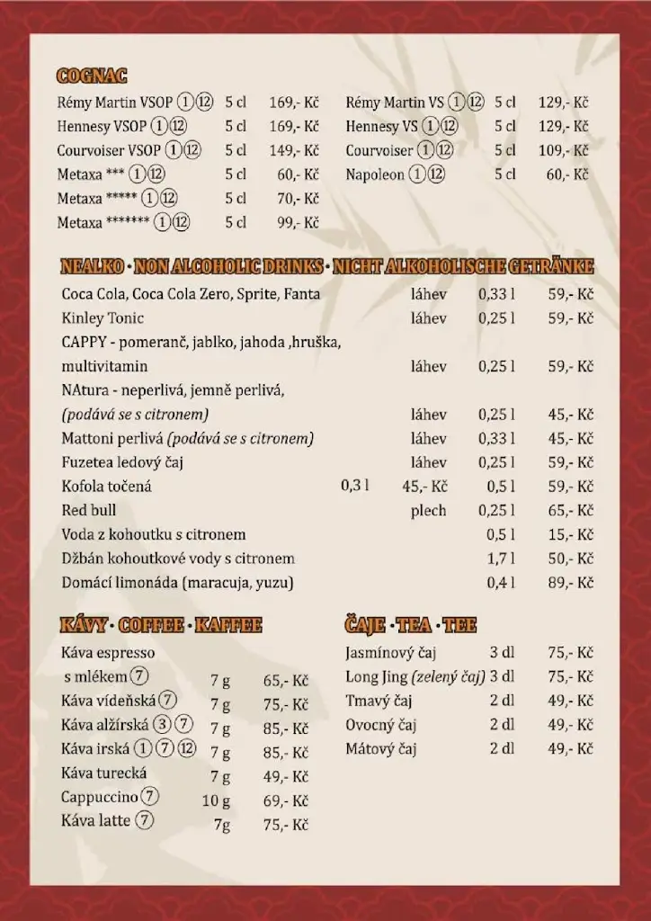 Menu_Čínská restaurace Shanghai Tábor_Okres Tábor_image_3