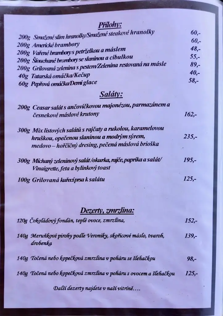 Menu_Restaurace Černá Perla_Okres Tábor_image_4