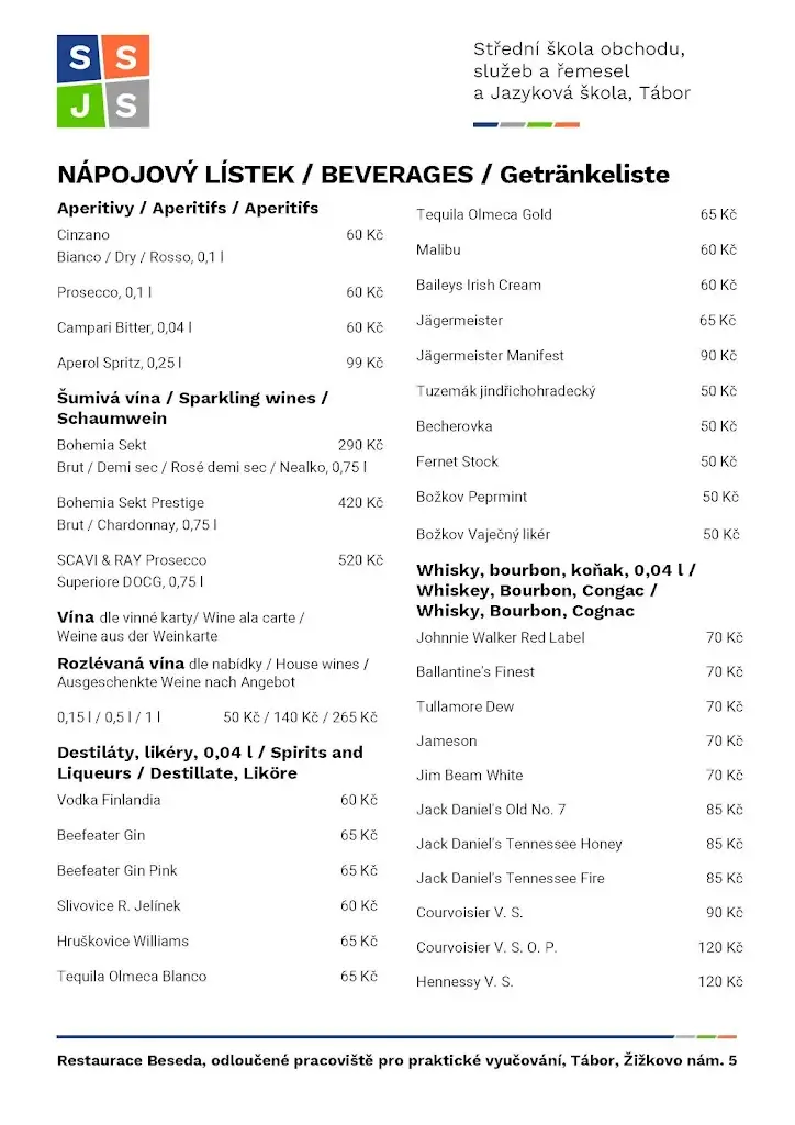 Menu_Restaurace Beseda_Okres Tábor_image_4