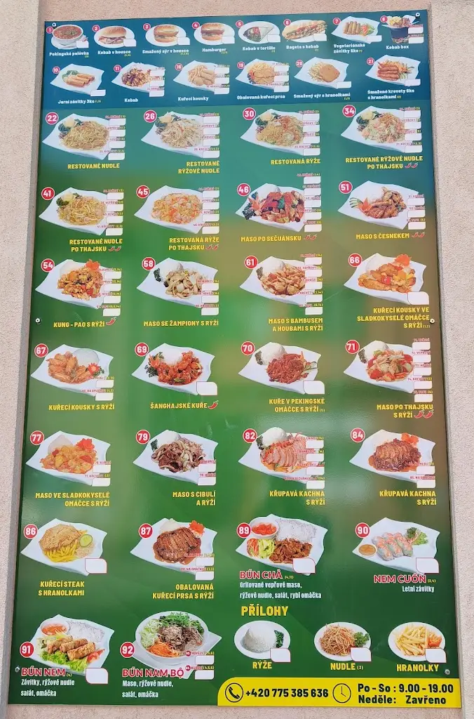 Menu_B & B ASIJSKÉ BISTRO_Mnichovo Hradiště_image_1