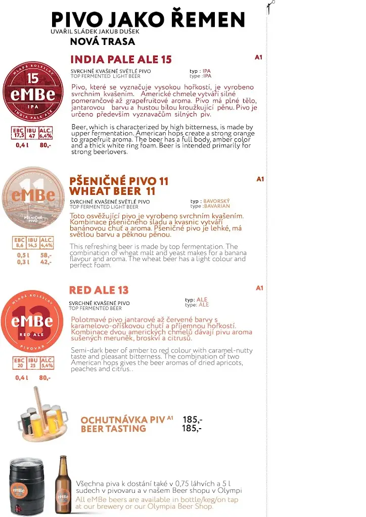 Menu_eMBe Pivovar_Okres Mladá Boleslav_image_1