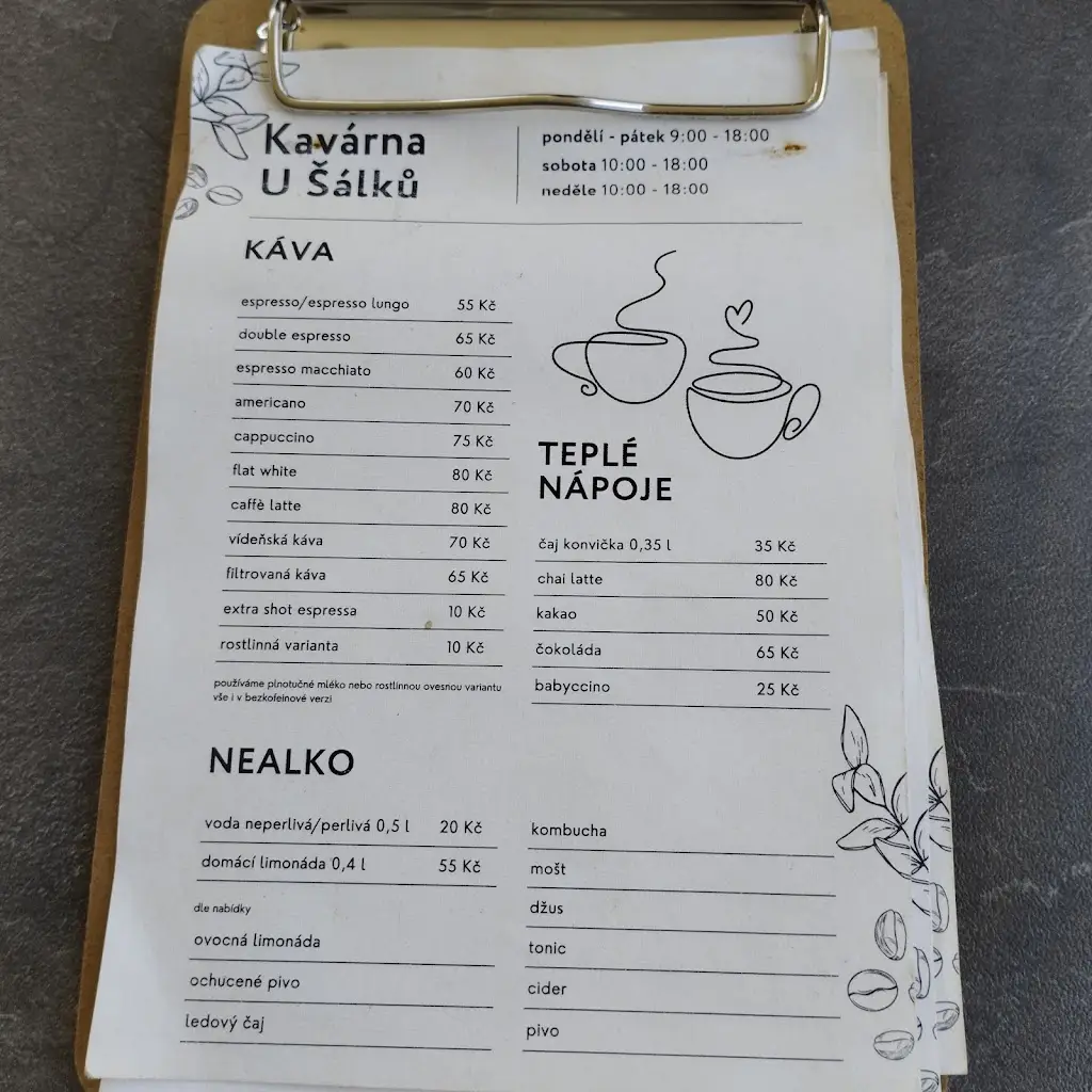 Menu_Kavárna U Šálků_Pavlíkov_image_1