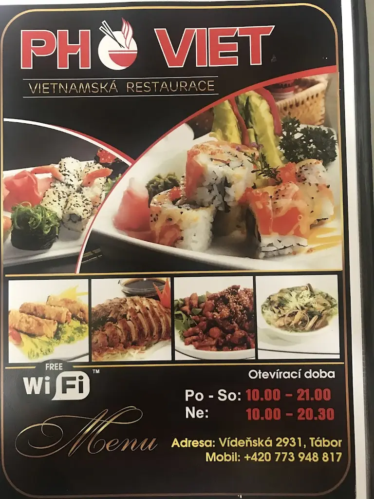 Menu_Pho Viet_Okres Tábor_image_4