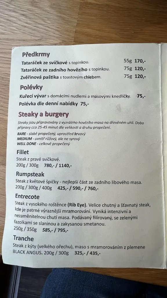 Menu_Red Door Steakhouse_Okres Praha-východ_image_2