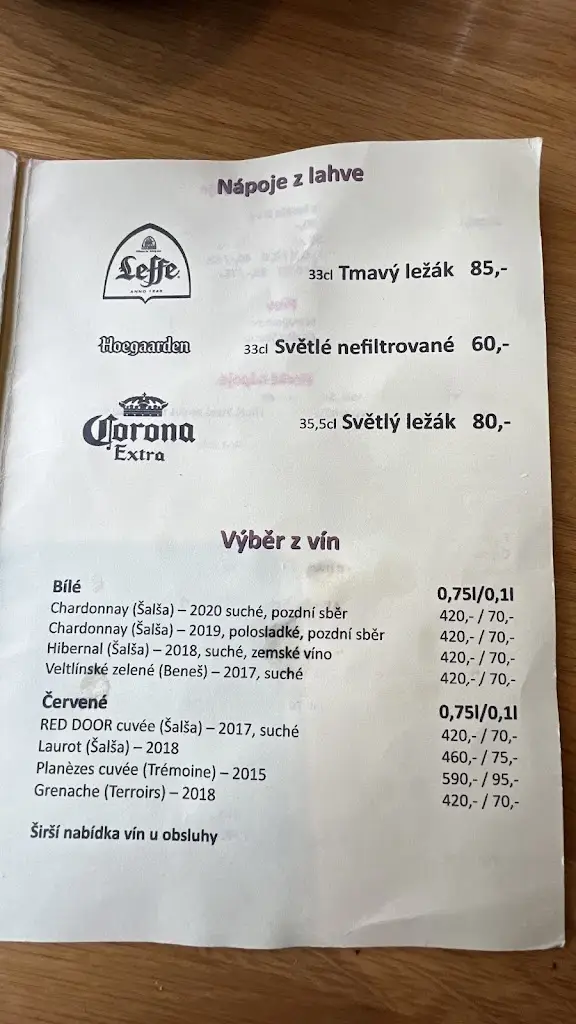 Menu_Red Door Steakhouse_Okres Praha-východ_image_4