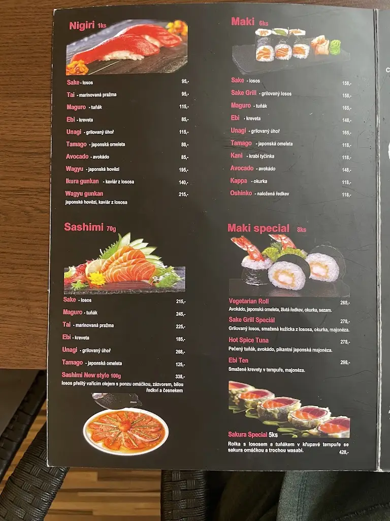 Menu_Sakura restaurace_Okres Mělník_immagine_3