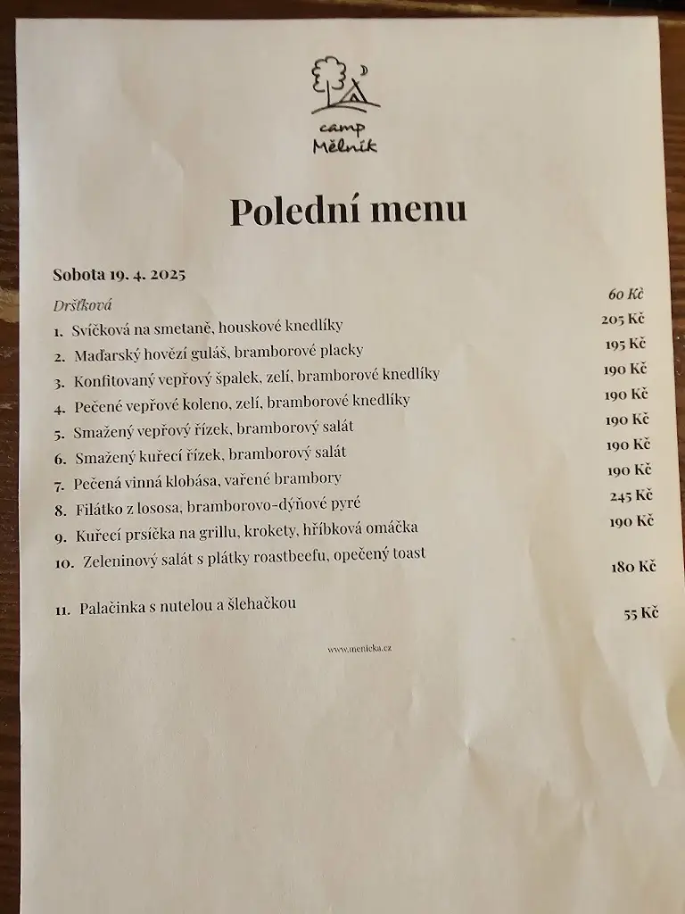 Menu_Restaurant CAMP Mělník_Okres Mělník_image_2