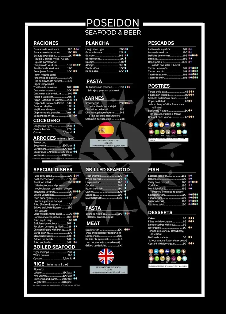 Menu_Restaurante Poseidon mediterraneo_Bernartice_immagine_1