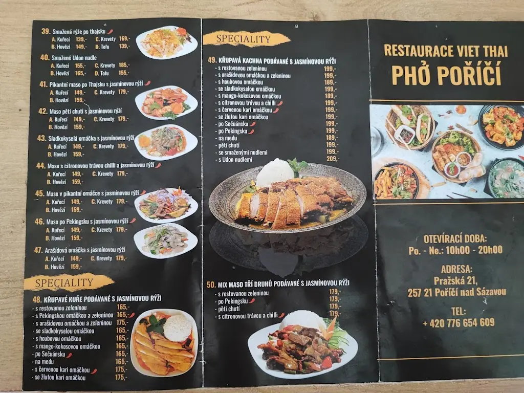 Menu_PHO Poříčí_Poříčí nad Sázavou_image_2