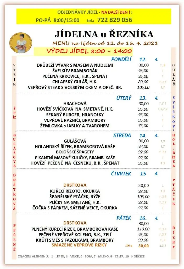 Menu_Jídelna u Řezníka_Poříčí nad Sázavou_image_4