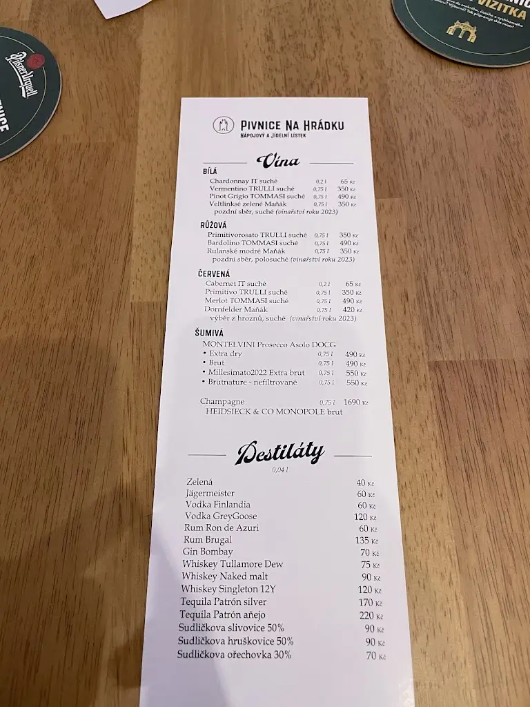 Menu_Pivnice Na Hrádku_Okres Rakovník_image_1