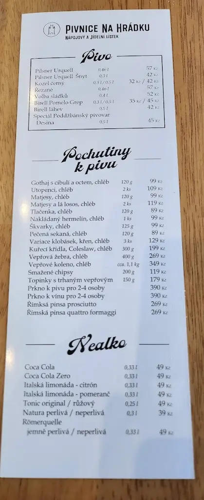 Menu_Pivnice Na Hrádku_Okres Rakovník_image_3
