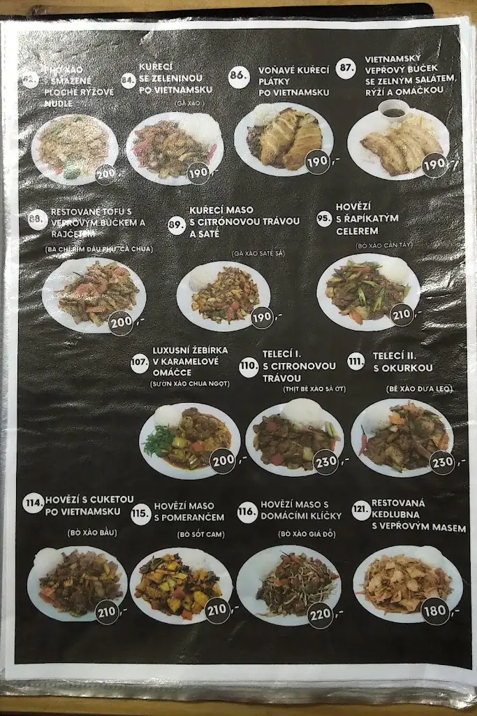 Menu_Phở Hà Nội_Okres Kutná Hora_image_2