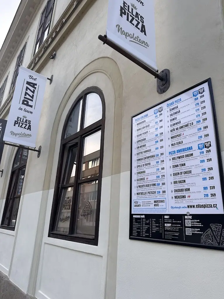 Menu_Ella’s pizza Napoletana_Rakovník_image_1