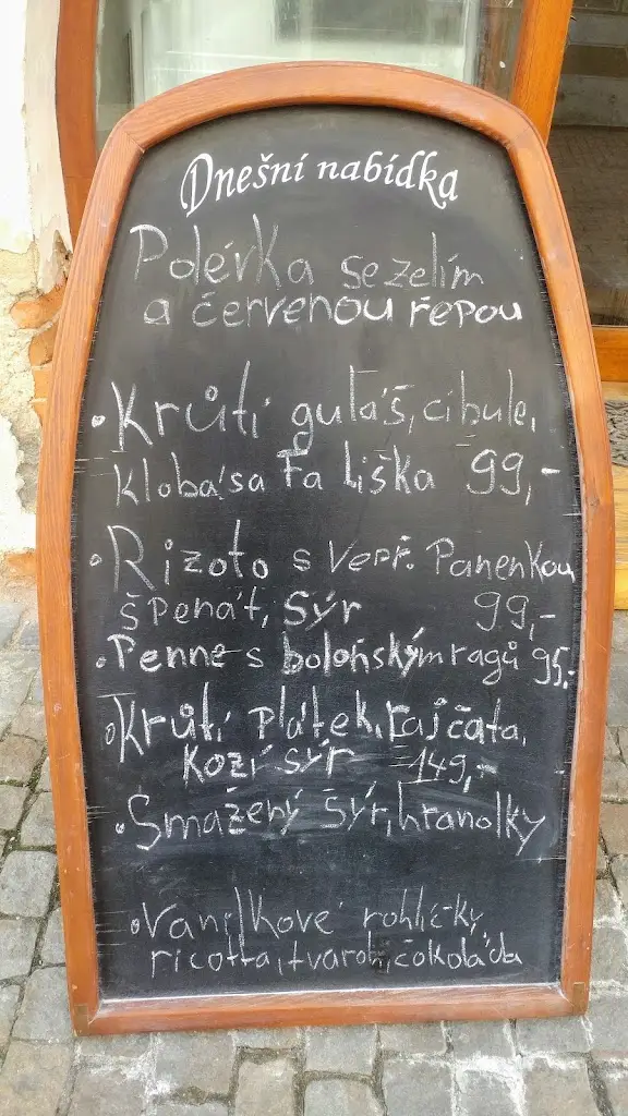 Menu_Stárkův Dům_Okres Tábor_immagine_2