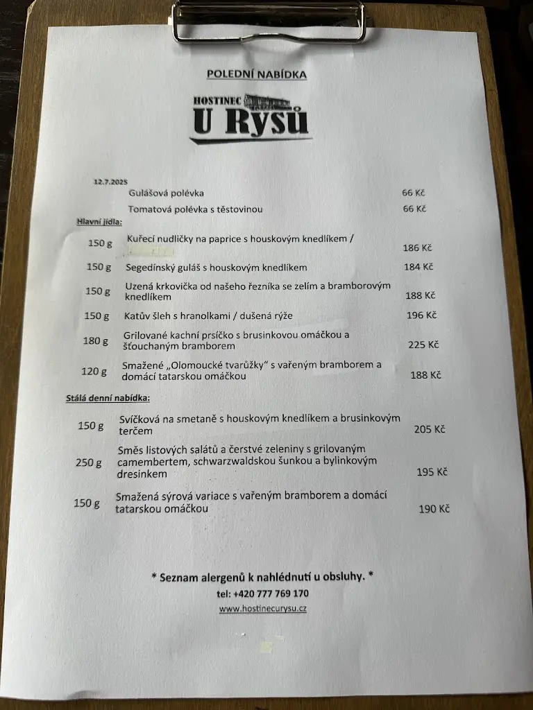 Menu_Hostinec U Rysů_Řevnice_image_2