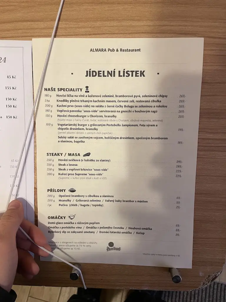 Menu_Almara Pub&Restaurant_Prachatice_image_4