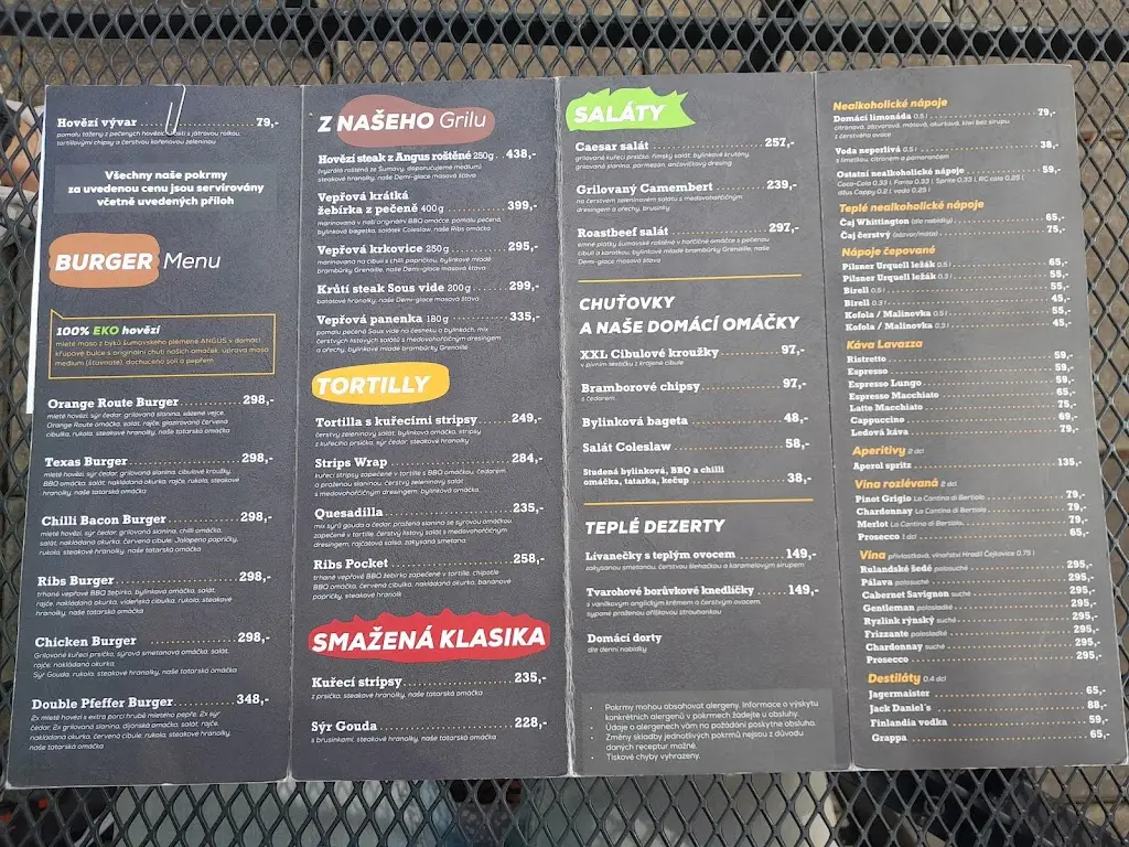 Menu_Restaurace Orange Route Protivín_Protivín_image_1