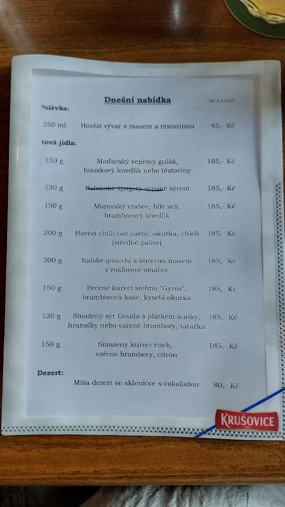 Menu_Na Vršíčku_Okres Příbram_image_1