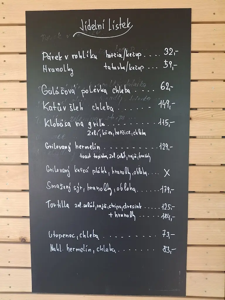 Menu_Kiosek Pod Vrbou_Sázava_image_1